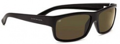Serengeti Martino Sunglasses Sunglasses - 7492 Shiny Black / 555nm Polarized