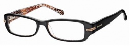 Roberto Cavalli RC0559 Eyeglasses Eyeglasses - 005 - Black/giraffe effect- rose gold