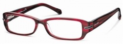 Roberto Cavalli RC0559 Eyeglasses Eyeglasses - 068 - Striped red/black- light ruthenium