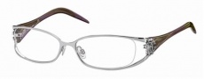 Roberto Cavalli RC0479 Eyeglasses Eyeglasses - 018 - Rhodium-melange violet/green