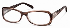 Roberto Cavalli RC0543 Eyeglasses Eyeglasses - 050 - Striped brown/rose- rose