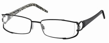 Roberto Cavalli RC0546 Eyeglasses Eyeglasses - 001 - Black- palladium, black/zebra temples
