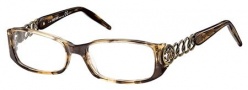 Roberto Cavalli RC0494 Eyeglasses Eyeglasses - 050 - Brown/melange yellow, antique gold (Discontinued Color NLA)
