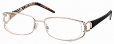 Roberto Cavalli RC0547 Eyeglasses Eyeglasses - 28A - Rose gold, black/giraffe effect temples