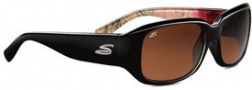 Serengeti Giuliana Sunglasses Sunglasses - 7462 Black Abstract / Drivers Polarized