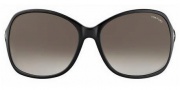 Tom Ford FT0186 Sheila Sunglasses Sunglasses - 01B Shiny Black / Gradient Smoke 