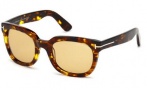 Tom Ford FT0198 Campbell Sunglasses Sunglasses - 52J Dark Havana / Roviex