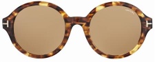 Tom Ford FT0199 Sunglasses Sunglasses - 52J Amber Havana/light Brown