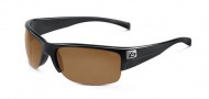 Bolle Zander Sunglasses Sunglasses - 11378 Shiny Black / EagleVision 2 Dark