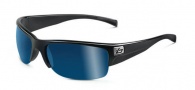 Bolle Zander Sunglasses Sunglasses - 11375 Shiny Black / Polarized Offshore Blue