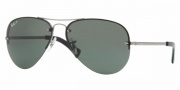 Ray-Ban RB3449 Sunglasses Sunglasses - 004/9A GUNMETAL POLAR GREEN