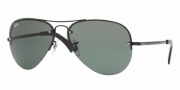 Ray-Ban RB3449 Sunglasses Sunglasses - 002/71 BLACK GREEN