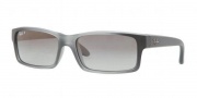 Ray-Ban RB4151 Sunglasses Sunglasses - 893/M3 Transparent Gray / Polarized Gray Gradient