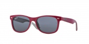 Ray-Ban Junior RJ9052S Sunglasses Sunglasses - 177/87 TOP RED FUXIA ON GRAY GRAY