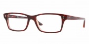 Ray-Ban RX5225 Eyeglasses Eyeglasses - 5034  TOP RED HAVANA/TR RED DEMO LENS
