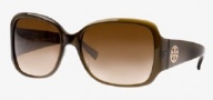 Tory Burch TY7004 Sunglasses Sunglasses - 519/12 OLIVE GRAY-GREEN GRADIENT RED