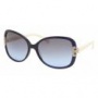 Tory Burch TY7022 Sunglasses Sunglasses - 937/17 NAVY CREAM GREY BLUE GRADIENT