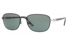 Persol PO2386S Sunglasses Sunglasses - 968/31 MATTE BLACK CRYSTAL GREEN
