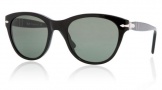 Persol PO2990S Sunglasses Sunglasses - 95/31  BLACK CRYSTAL GREEN