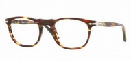 Persol PO2996V Eyeglasses Eyeglasses - 938  GREEN STRIPED BROWN DEMO LENS (Discontinued Color NLA)