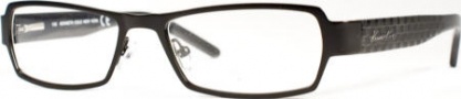 Kenneth Cole New York KC0129 Eyeglasses Eyeglasses - 001 Semi Shiny Black/Demo Lens