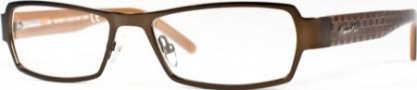 Kenneth Cole New York KC0129 Eyeglasses Eyeglasses - 048 Semi Shiny Brown/Demo Lens