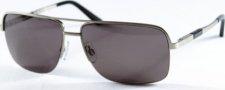 Kenneth Cole New York KC6068 Sunglasses Sunglasses - 07N Brushed Shiny Silver/Smoke Lens