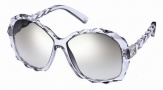 Swarovski SK0002 Sunglasses Sunglasses - 26V Transparent Grey/Smoke Lens