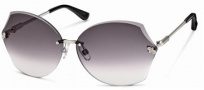 Swarovski SK0004 Sunglasses Sunglasses - 16B Silver/Smoke Lens