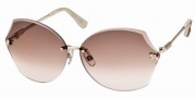 Swarovski SK0004 Sunglasses Sunglasses - 28F Gold/Antique Pink Lens