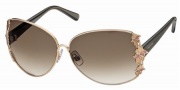 Swarovski SK0010 Sunglasses Sunglasses - 028 Gold/Brown Lens