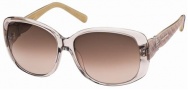 Swarovski SK0012 Sunglasses Sunglasses - 57F Transparent Pink/Brown Lens