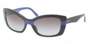 Prada PR 03NS Sunglasses Sunglasses - 1AB1A1 Gloss / Black Gray