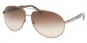 Prada PR 50NS Sunglasses Sunglasses - 5AV4M1 Gunmetal / Green Gradient