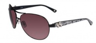 Bebe BB 7018 Sunglasses Sunglasses - Black Lace / Grey Gradient