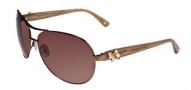 Bebe BB 7018 Sunglasses Sunglasses - Brown Lace / Brown Gradient