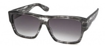 Dita Insider Sunglasses  Sunglasses - 2003TA Black & Black Swirl / Dark Grey Solid