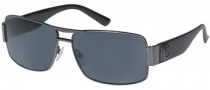 Guess GU 6560 Sunglasses Sunglasses - GUN-3: Gunmetal / Grey Lens