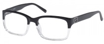Guess GU 1687 Eyeglasses Eyeglasses - BLKCRY: Black / Crystal