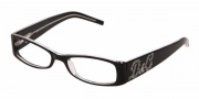 D&G DD 1148B Eyeglasses Eyeglasses - 675 Black Top On Clear