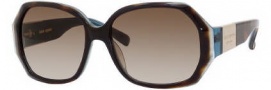 Kate Spade Jocelyn/S Sunglasses Sunglasses - 0EM8 Tortoise Turquoise / Y6 Brown Gradient Lens