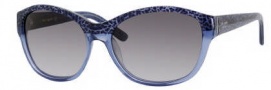 Kate Spade Lauralee/S Sunglasses Sunglasses - 01G1 Blue Cheetah / Y7 Gray Gradient Lens