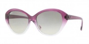 Ray-Ban RB4163 Sunglasses Sunglasses - 839/32 Red Gradient / Transparent Crystal Gray Gradient 