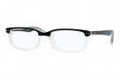 Ray-Ban Junior RY1525 Eyeglasses Eyeglasses - 3569 Top Black / Transparent Tinsel