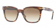 Persol PO2999S Sunglasses Sunglasses - 480/83 Honey Havana / Crystal Polarized Green Gradient Photo