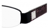 Liz Claiborne 339 Eyeglasses Eyeglasses - OEX7 Satin Black Purple 
