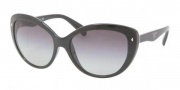 Prada PR 21NS Sunglasses Sunglasses - 1AB3M1 Gloss Black / Gray Gradient