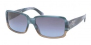 Prada PR 32NS Sunglasses Sunglasses - ZYZ5I1 Tortoise Azure / Blue Gray Gradient