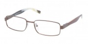 Prada PR 50OV Eyeglasses Eyeglasses - ACD1O1 Brown Demi Shiny