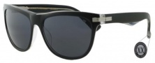 Black Flys Sunglasses Big Flybowski Sunglasses - Shiny Black / Clear 